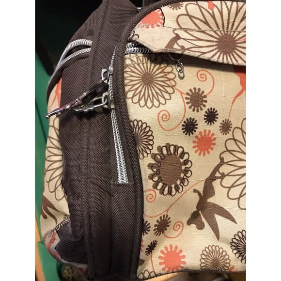 SUPER RARE DISNEY Tinkerbell Skyway Luggage Brown Carry-On Duffle Very Good Cond - Picture 8 of 13